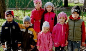 Ольга Подусова і її сім прийомних дітей